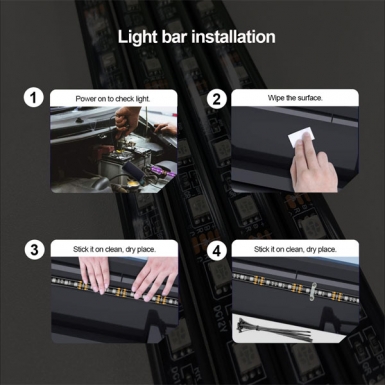 LED灯条 - HCP014 蓝牙汽车氛围灯