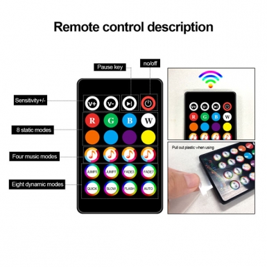 LED灯条 - HCP014 蓝牙汽车氛围灯