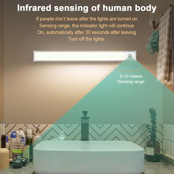 超薄感应柜灯