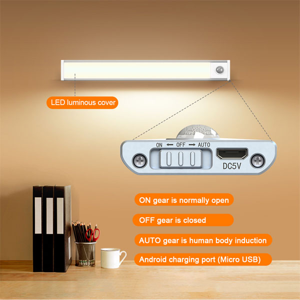 超薄感应柜灯