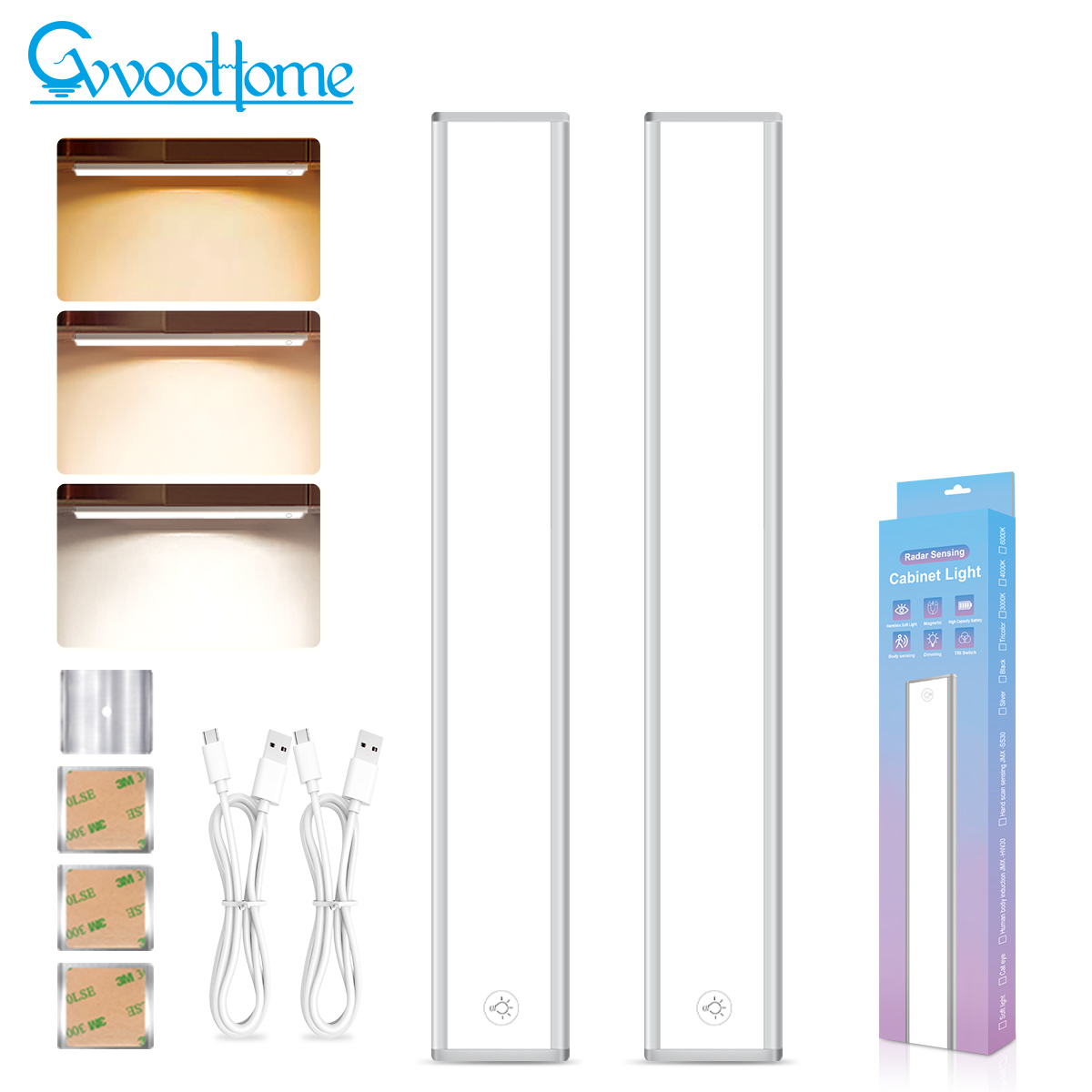 HCP256-雷达感应三色橱柜灯