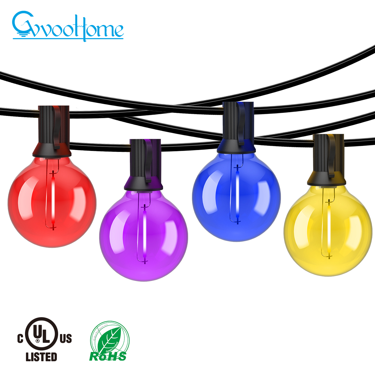 HCP099 G40塑料彩泡LED灯串