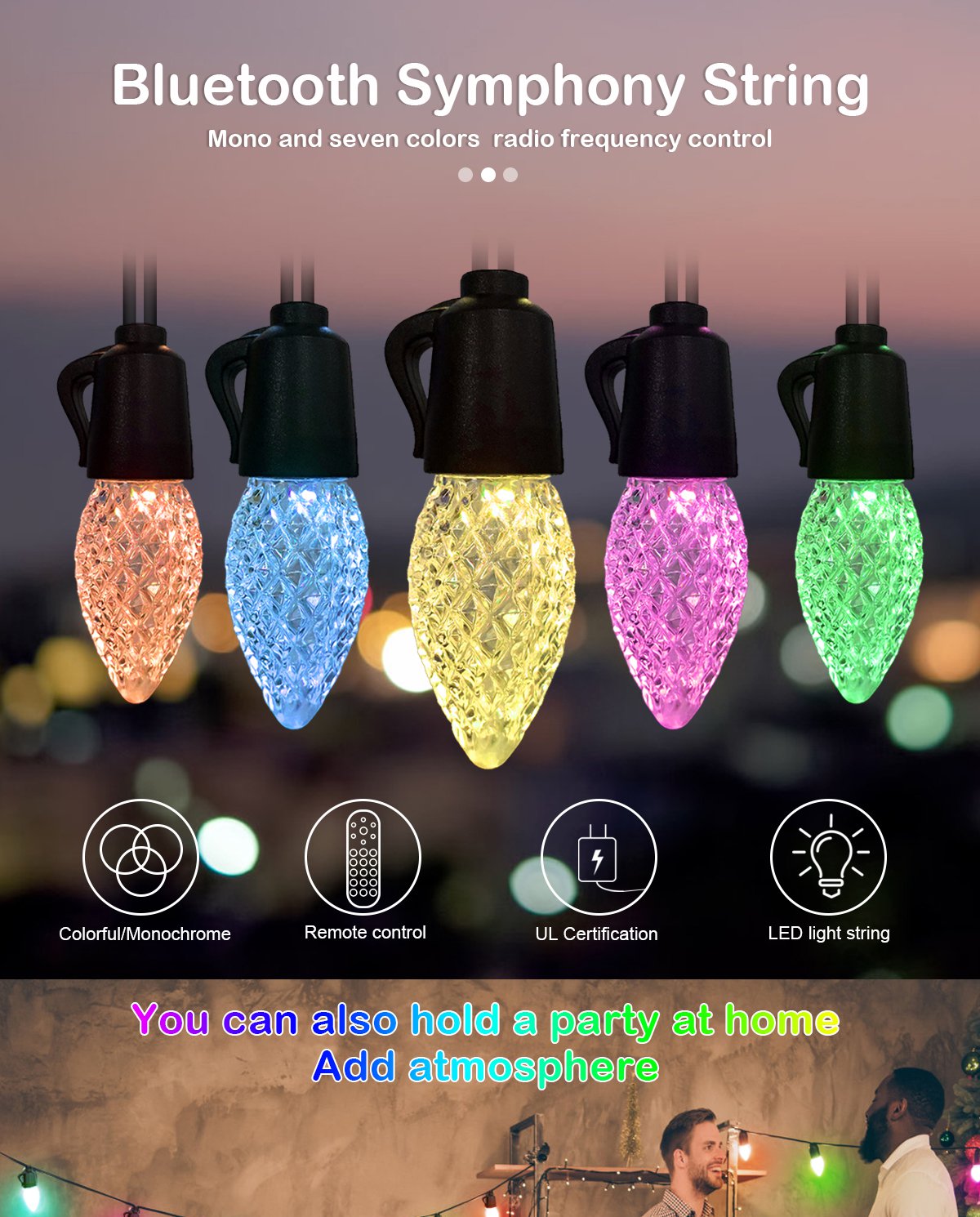 LED phantom light skewer