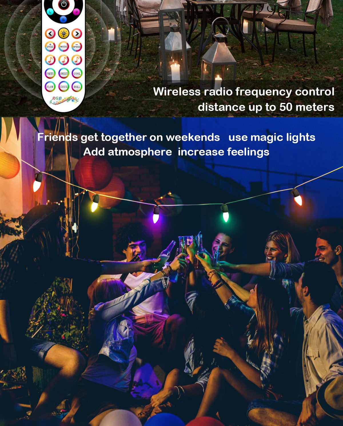 LED phantom light skewer