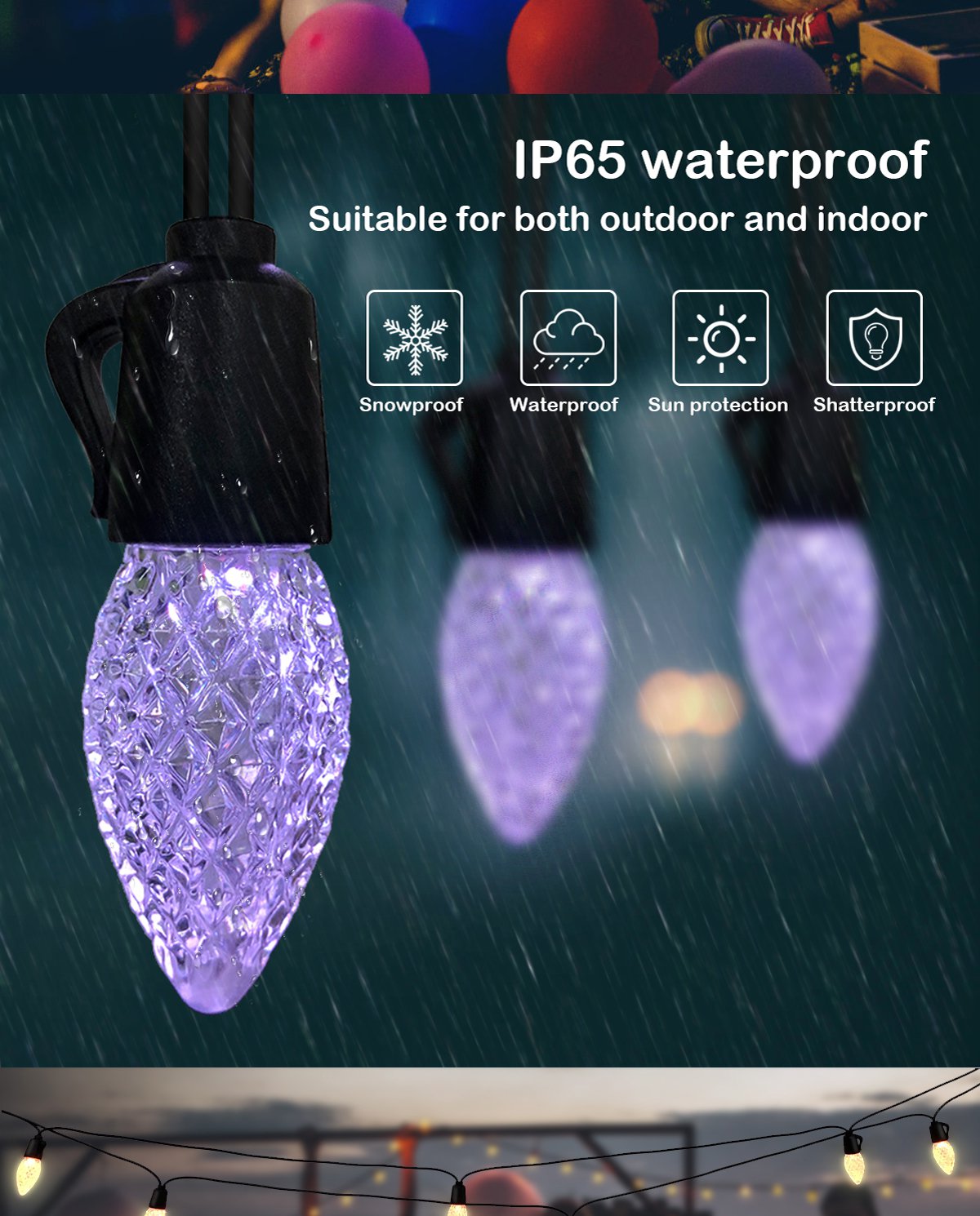 LED phantom light skewer